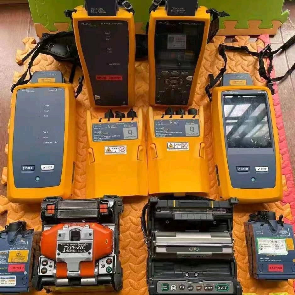 云南强弱电施工创业团队光纤熔接福禄克测试