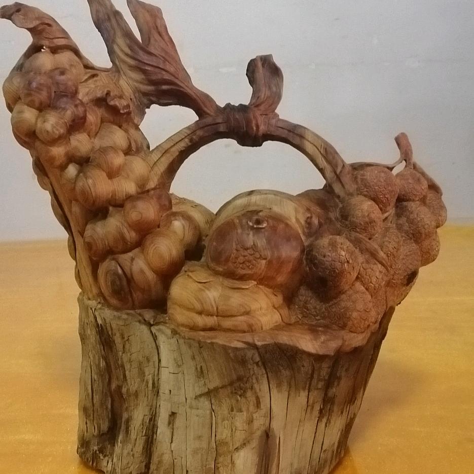 崖柏工艺品工作室