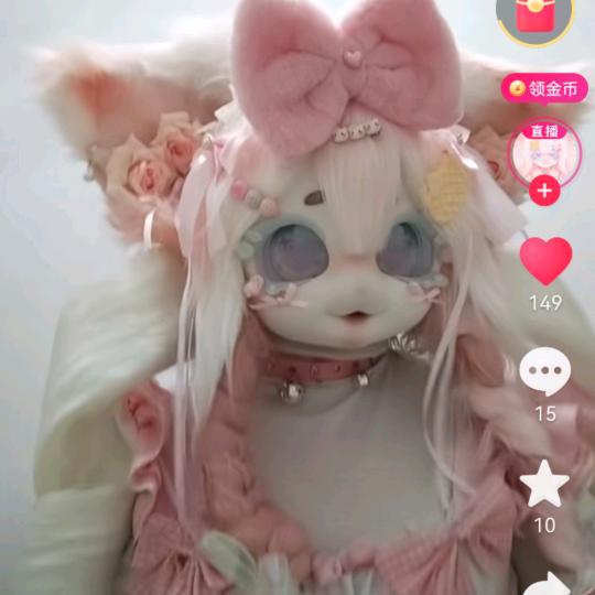 花花布娃娃脸