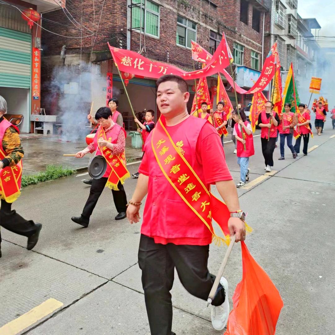 文溪村观音堂师父！