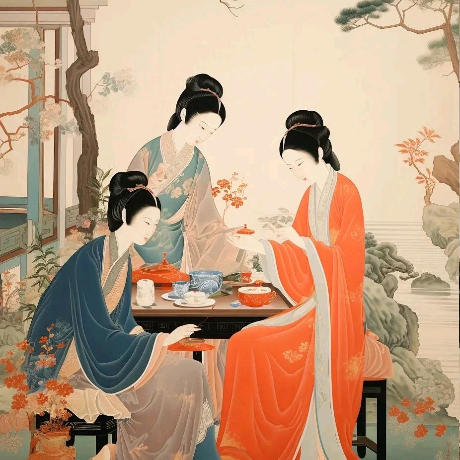 荷唐月色朦胧美
