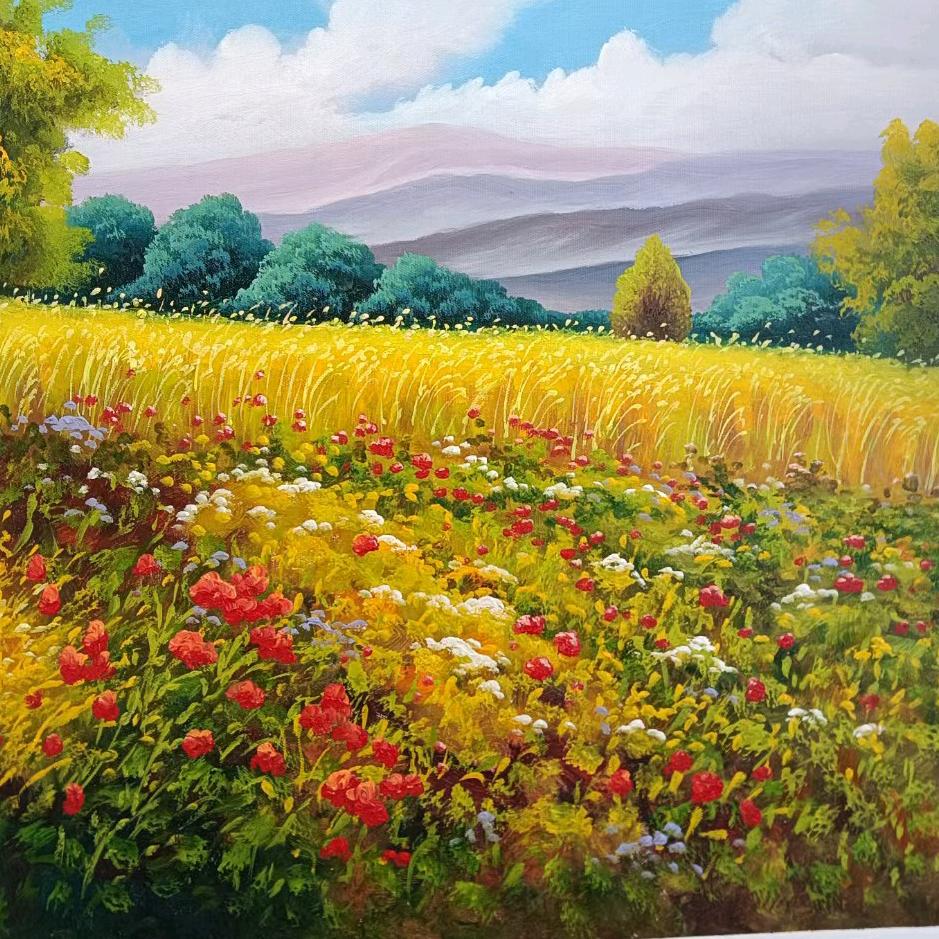 轻盈油画