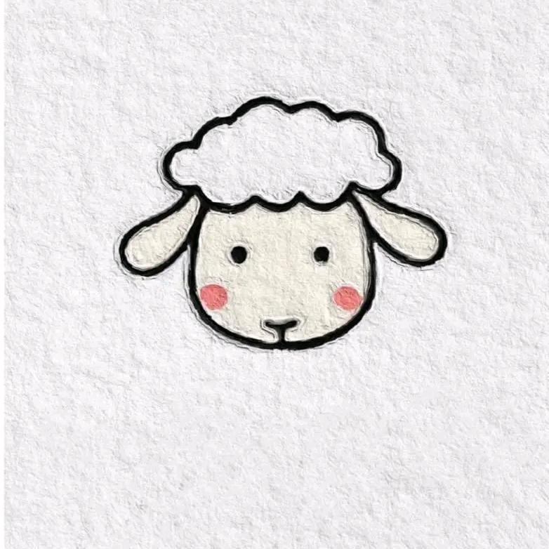咩～简笔画