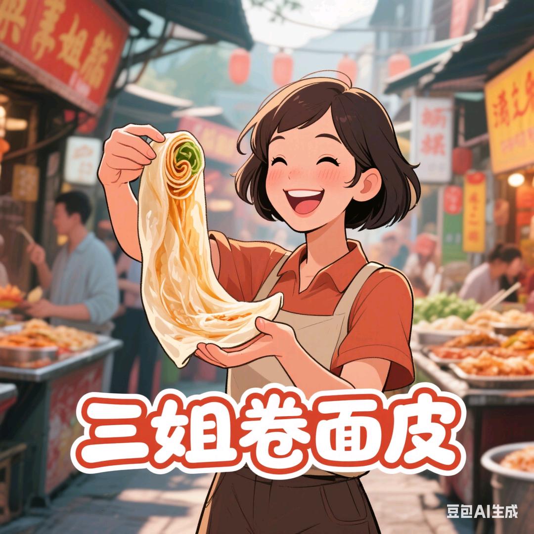 三姐卷面皮