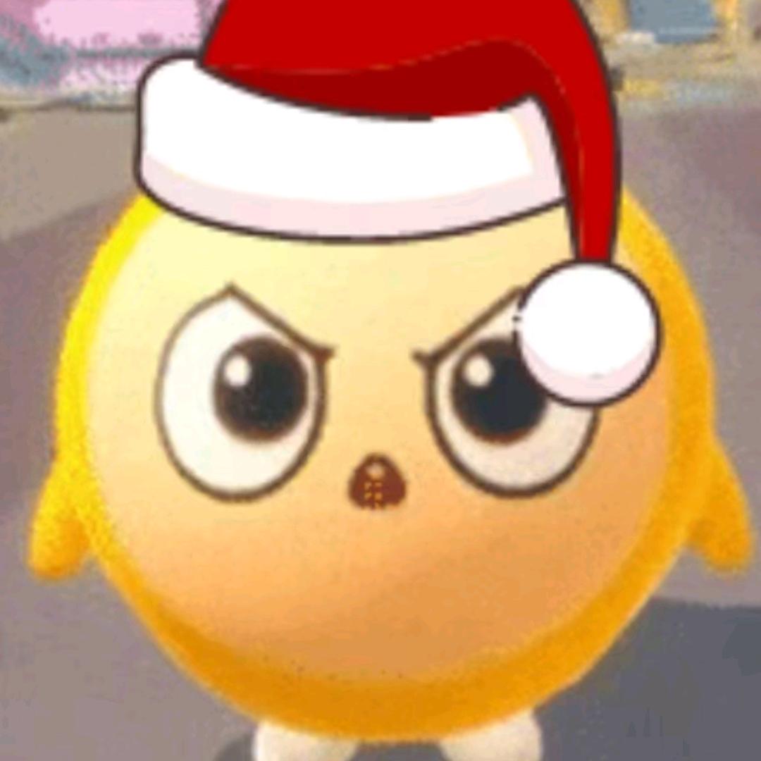 蛋小黄在天上失望地看着你