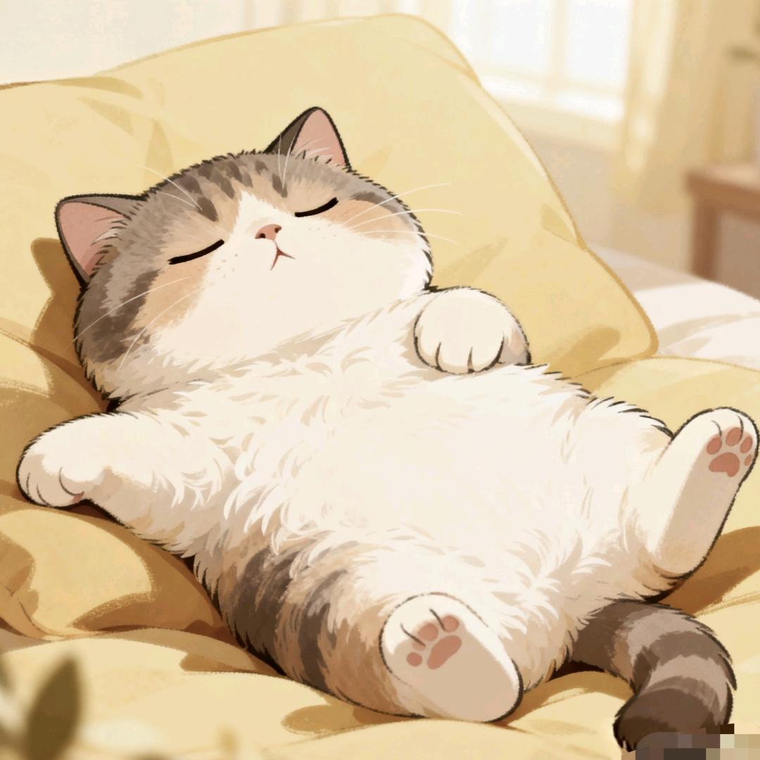 爱睡觉的猫