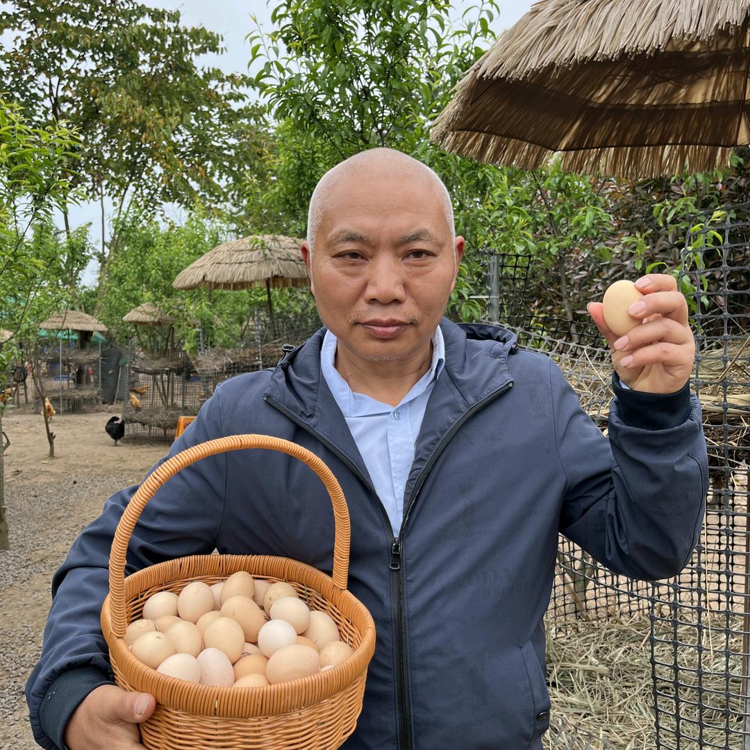 游湾开心农场养鸡的老李