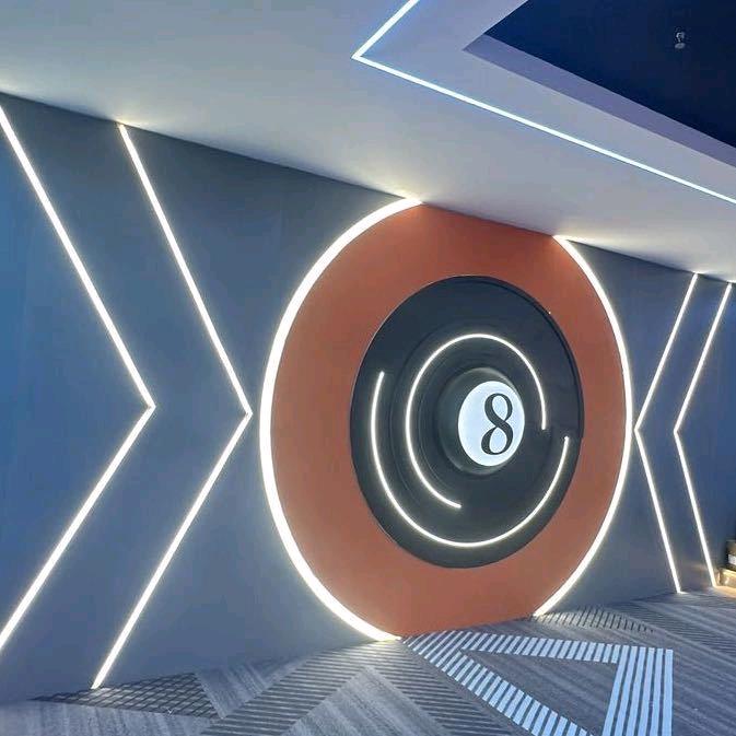 新异定制黑八道具和氛围灯小周