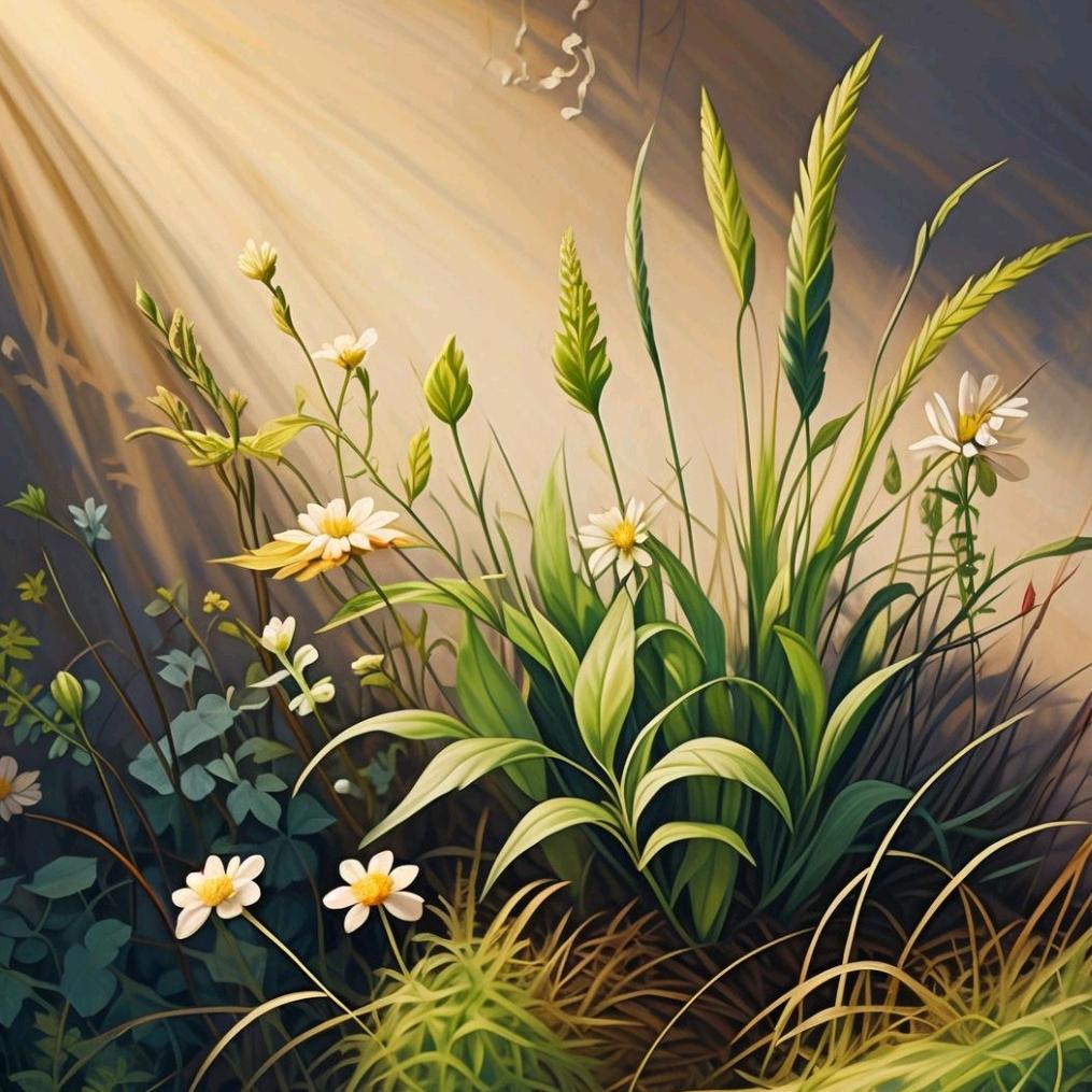 百草园中花