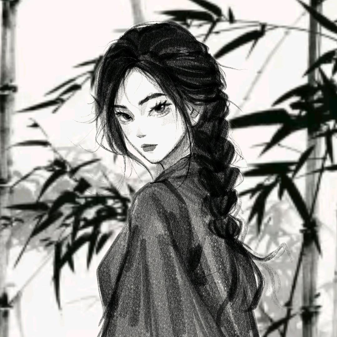 西窗竹