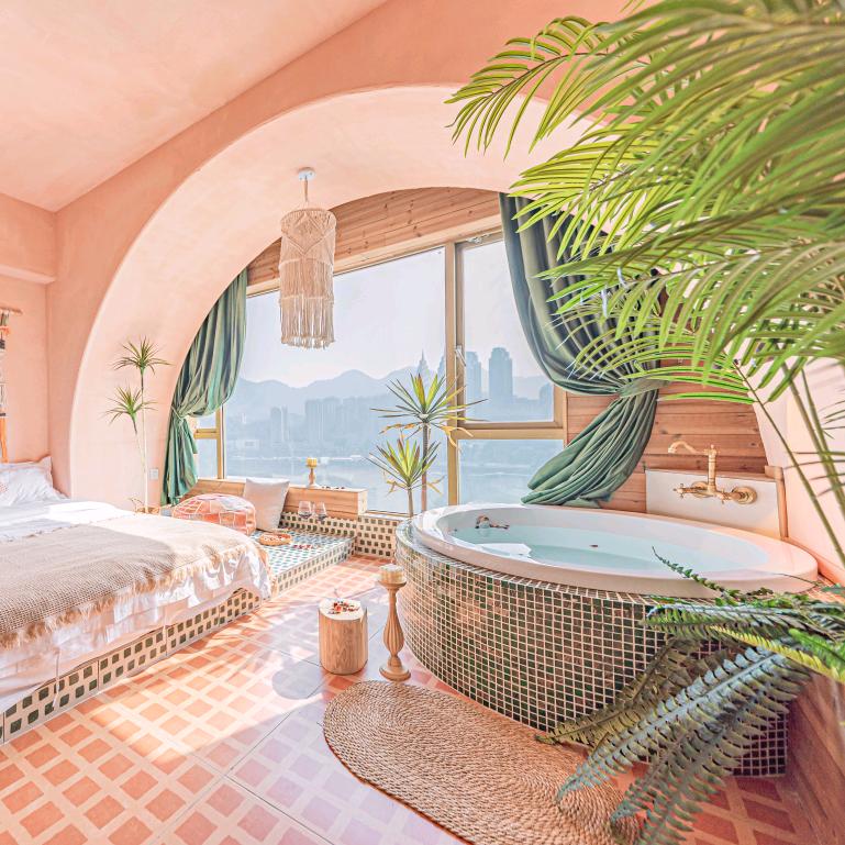 重庆Meet喜鹿江景民宿官方号