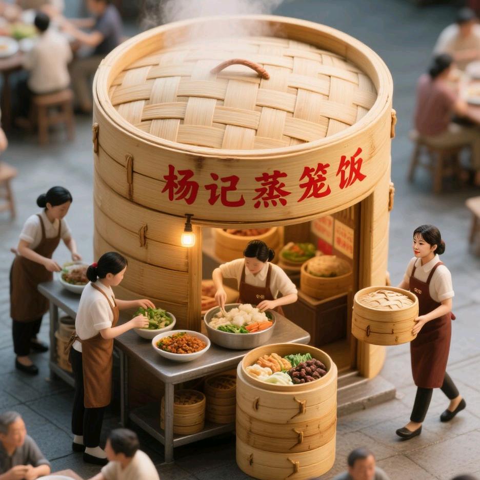 杨记蒸笼饭-鲜炒美食