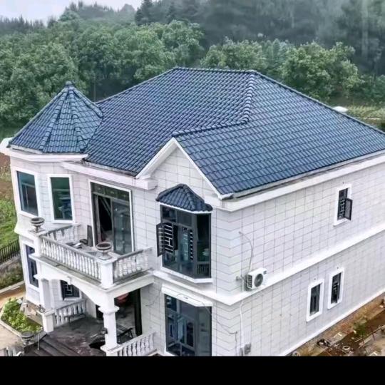 新蔡县团结钢结构琉璃瓦设计安装