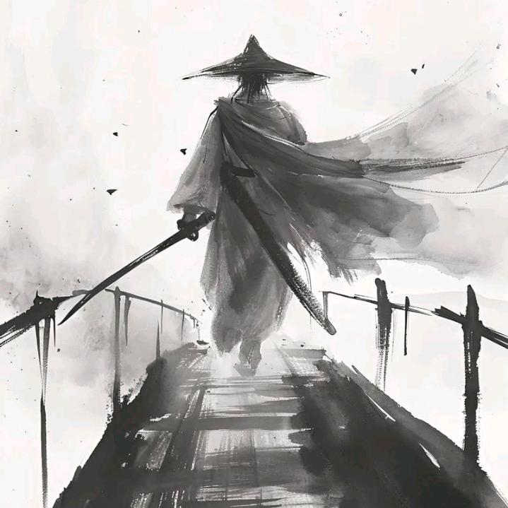 寒江孤影