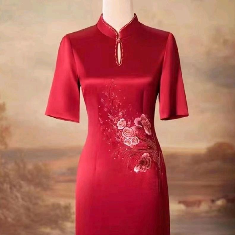 白沟巴黎皮草囍妈妈旗袍