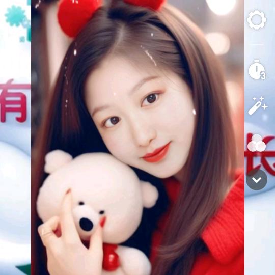 冰糖雪黎。富二戴