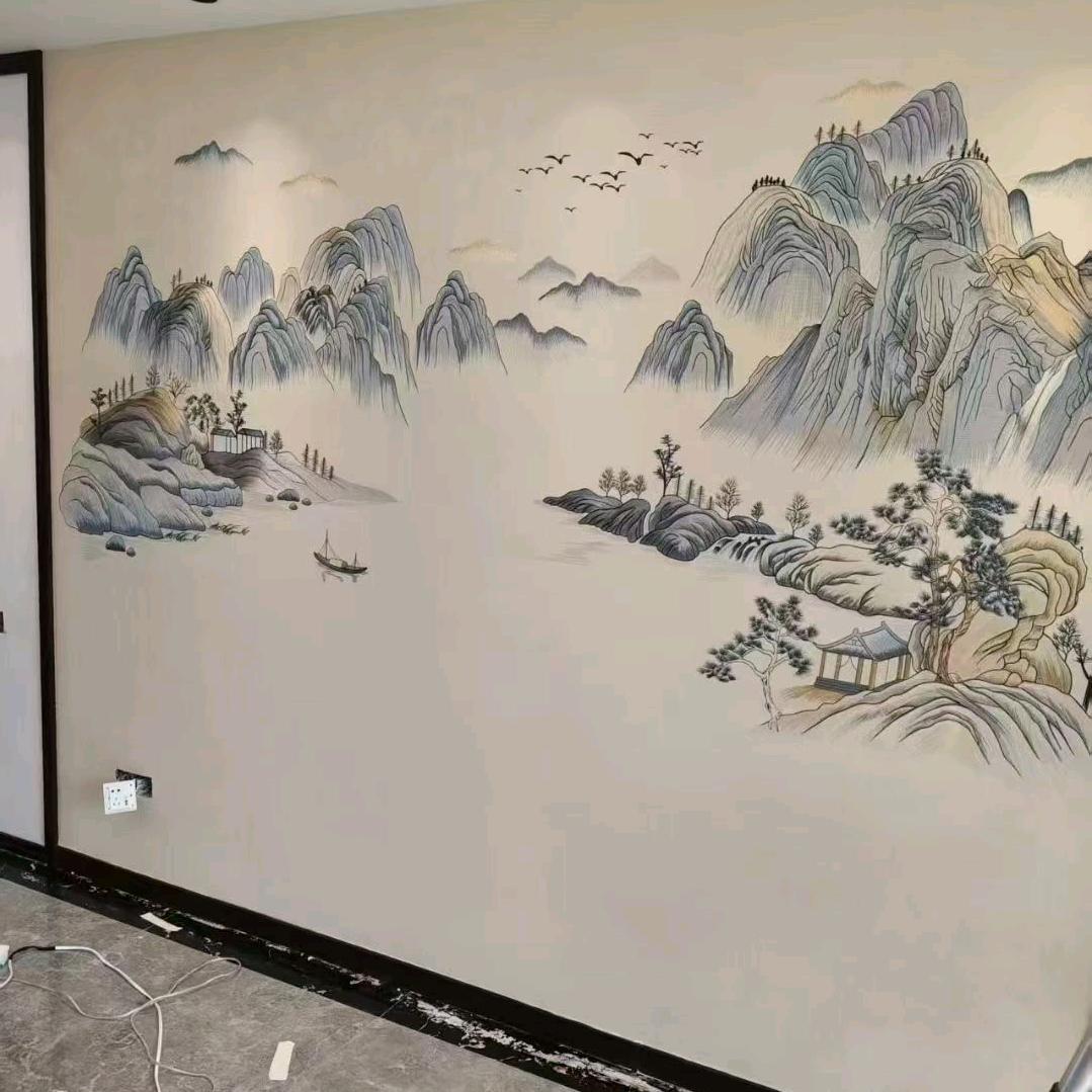 沧州任丘墙布背景墙批发