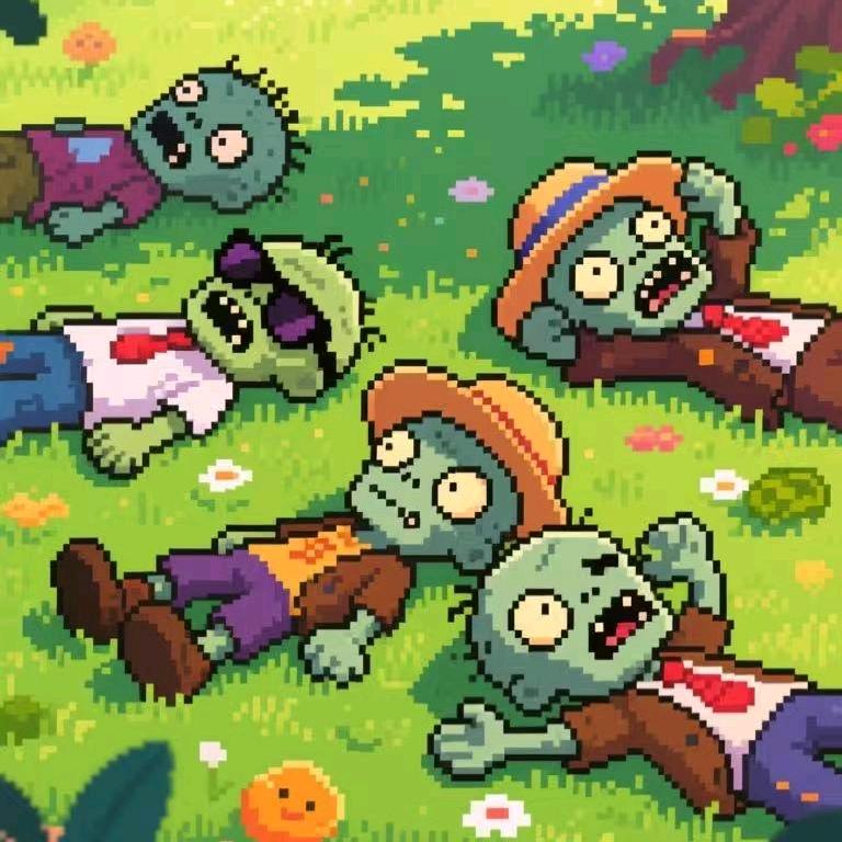 僵尸也想晒太阳