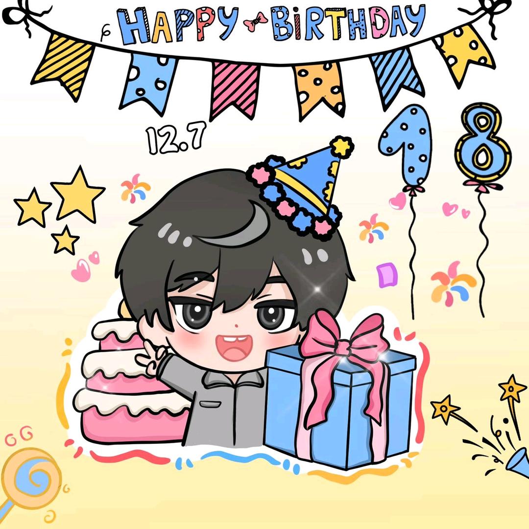 🤍布布㊗️小正12.7生日快乐🎊