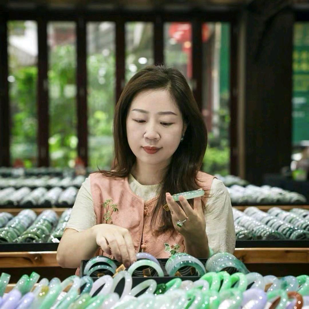 杨慕翡翠手镯甄选