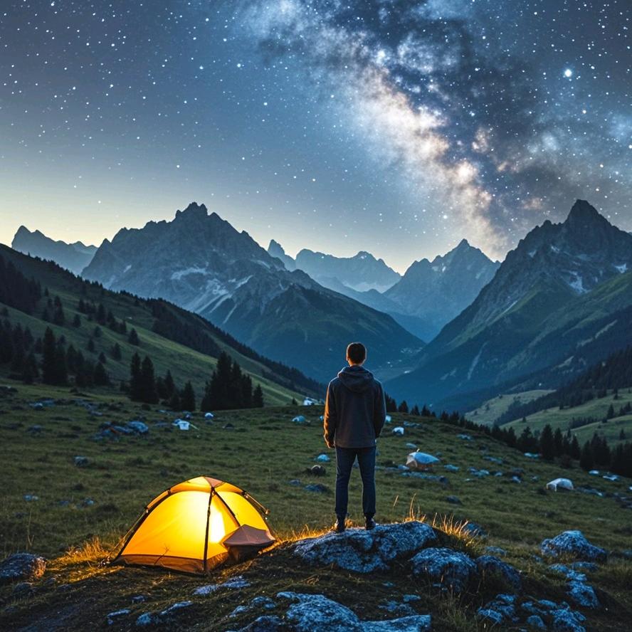 ✨星光下的帐篷🌙
