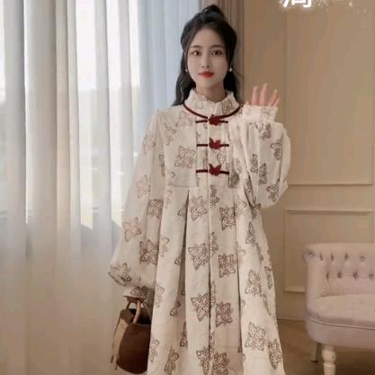 本素棉麻原创女装直播返场