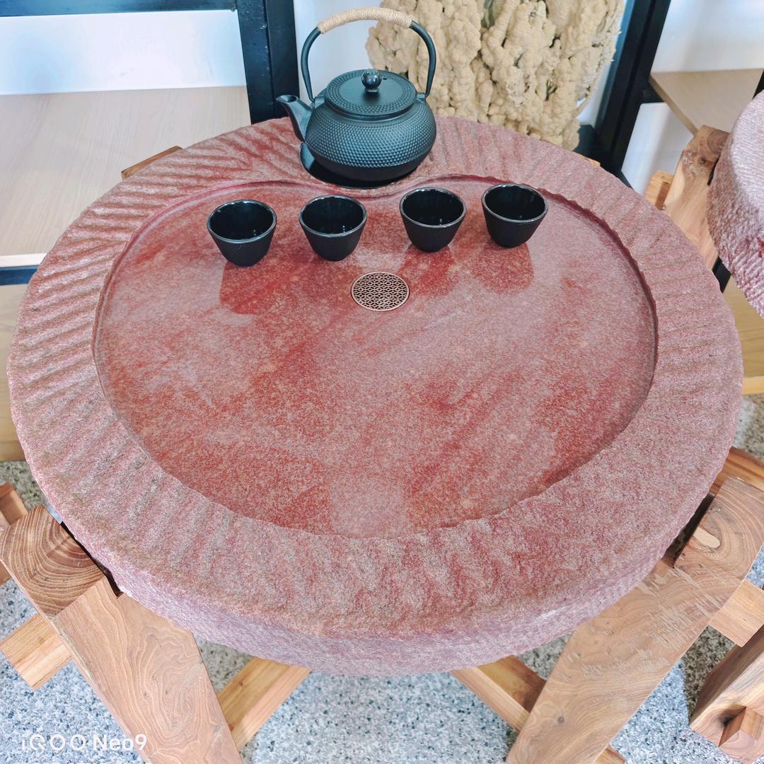老石磨茶桌
