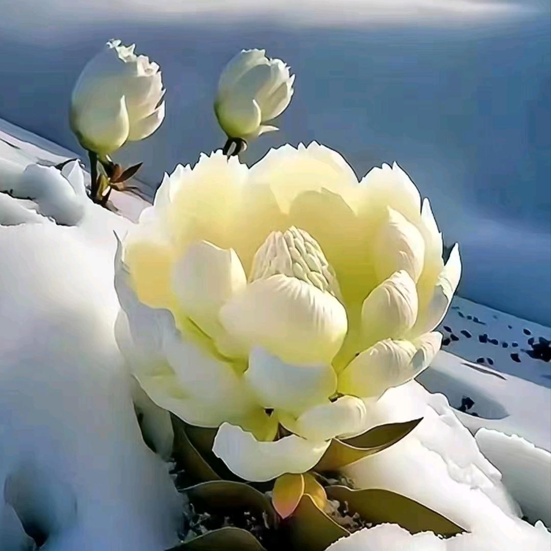 天山雪莲花