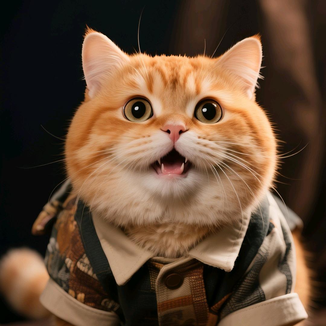 大橘子胖猫