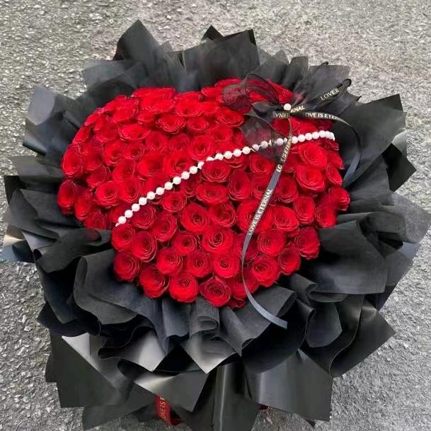 谭棚七夕花坊气球派对开业绿植鲜花盆景婚礼