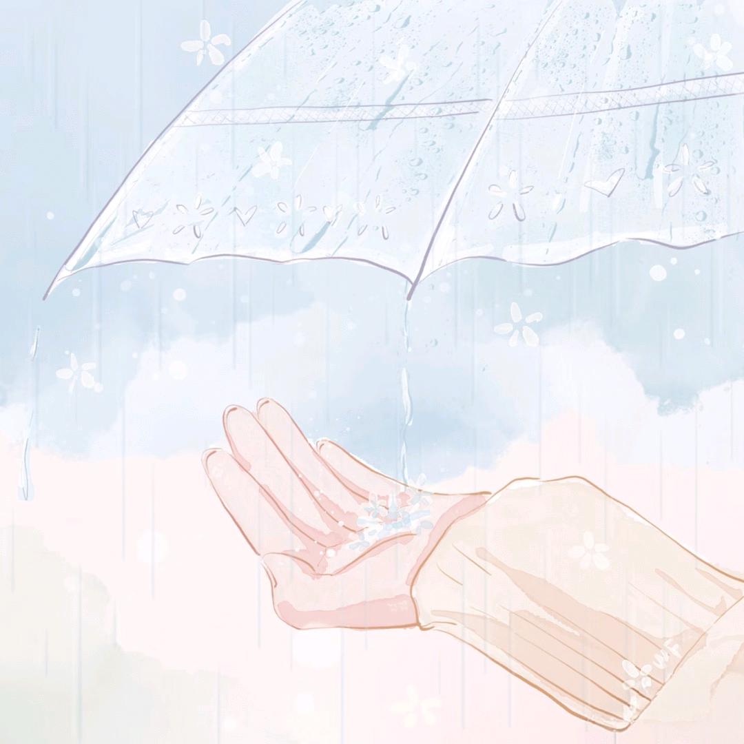 有风的下雨天