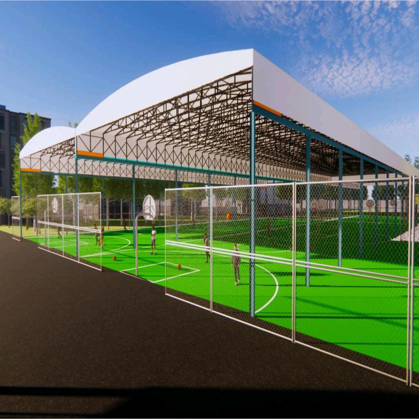 电动膜结构遮阳棚、手动推拉蓬、膜结构车棚