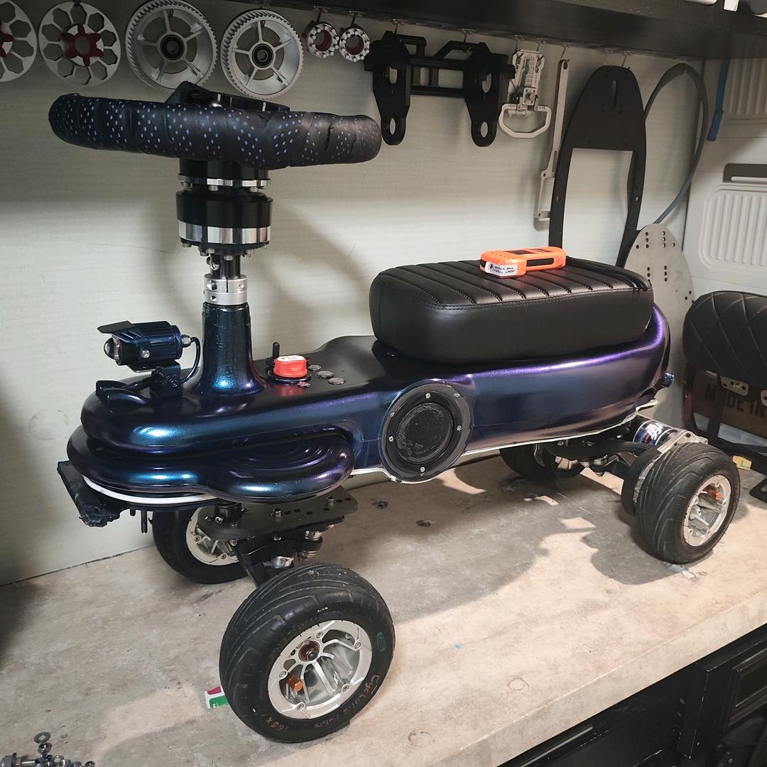 可乐电动扭扭车改装