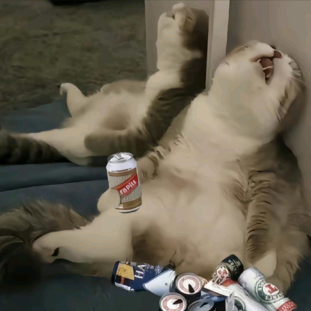 喝醉酒了