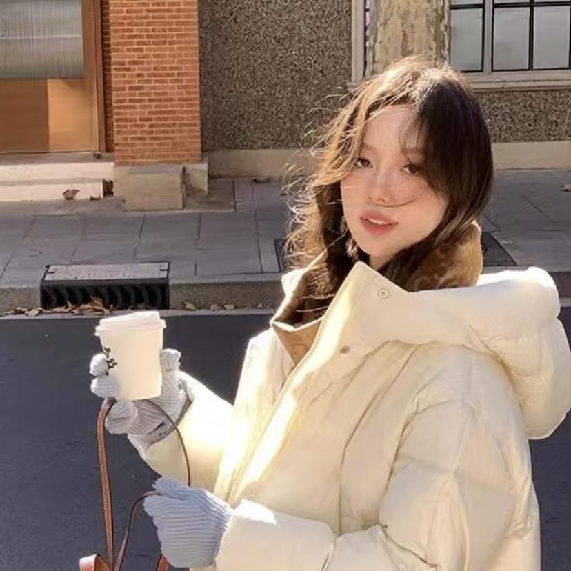 小柚子韩版甜美羽绒服批发