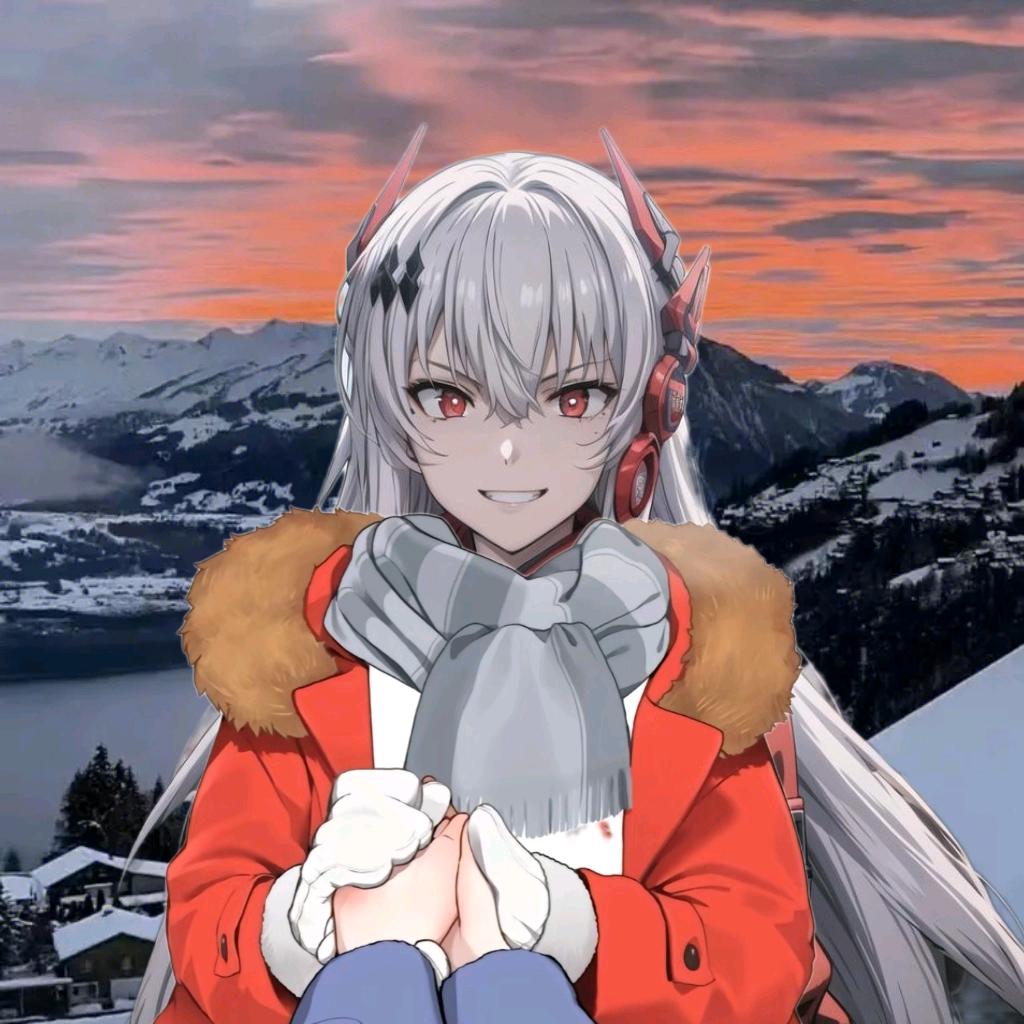 深红