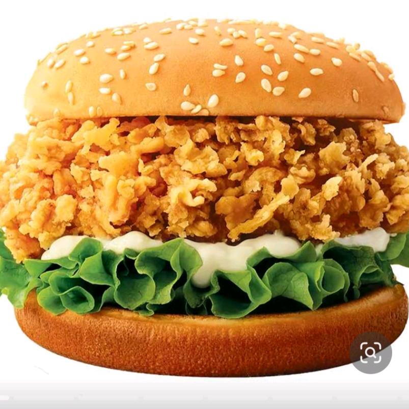 劲脆鸡腿肉汉堡🍔
