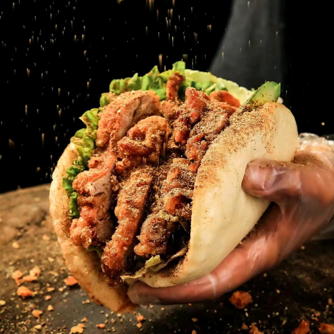 大柱炸鸡馍