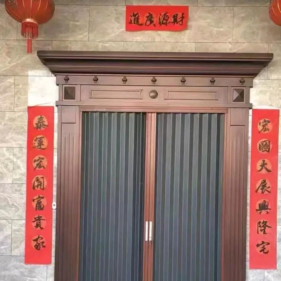 伍佳折叠纱门隔断门 隐形折叠门推拉门纱窗