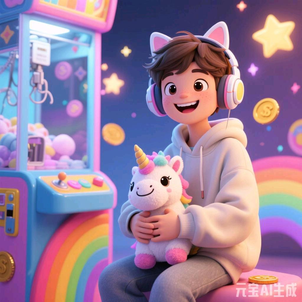 爱抓娃娃的小白