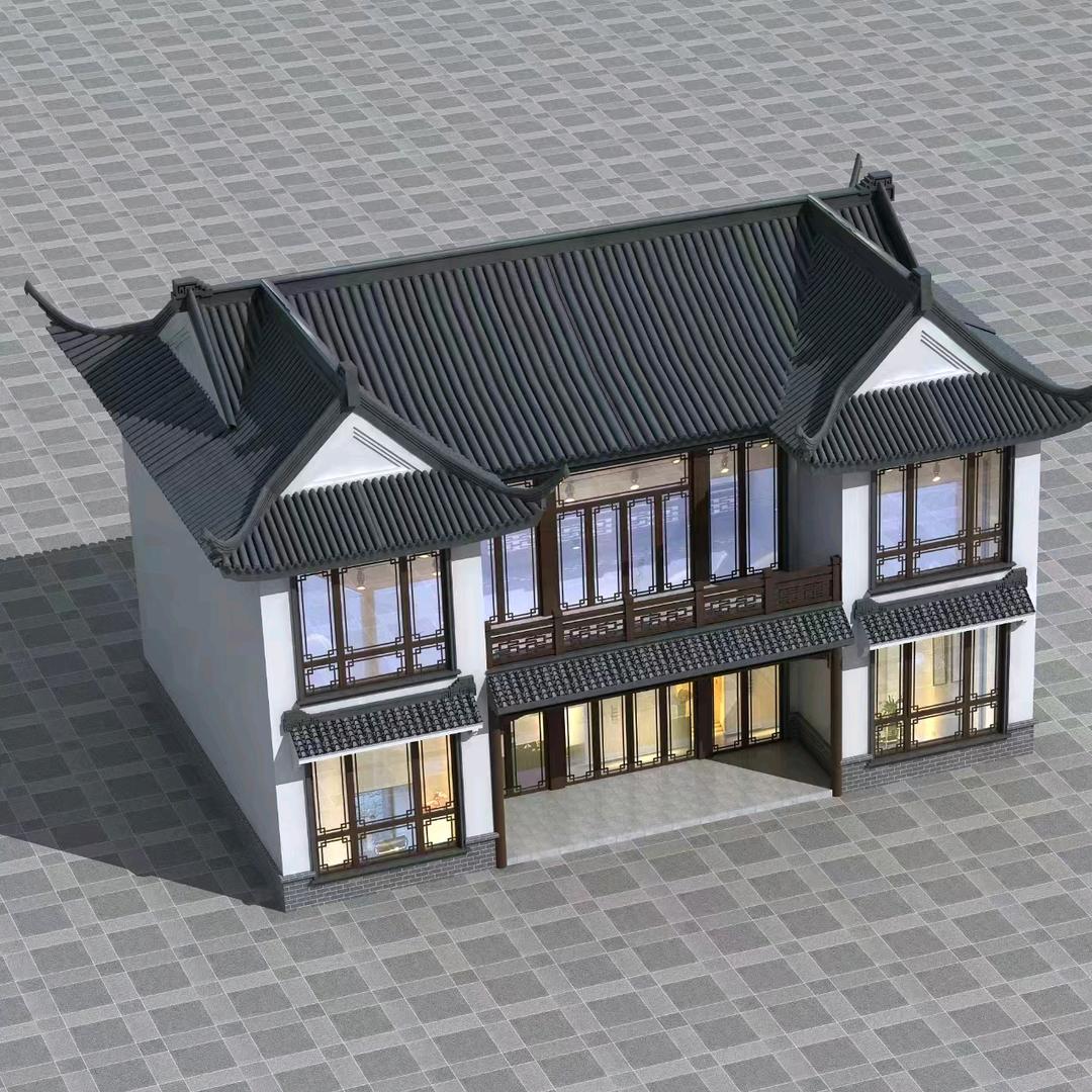 老房改造（北方白墙灰瓦合院）唐山展大古建