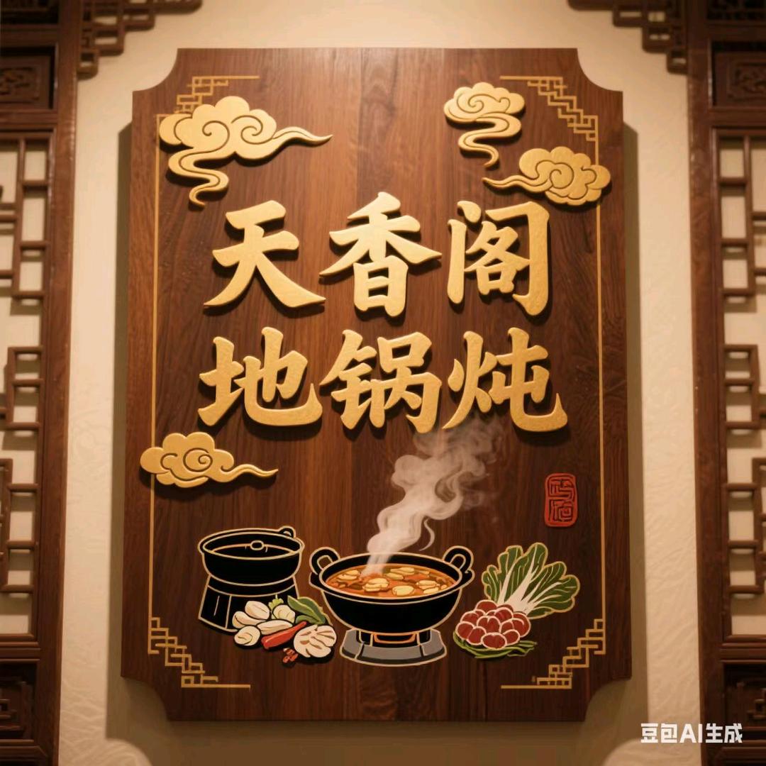 《天香阁地锅炖》桑固店