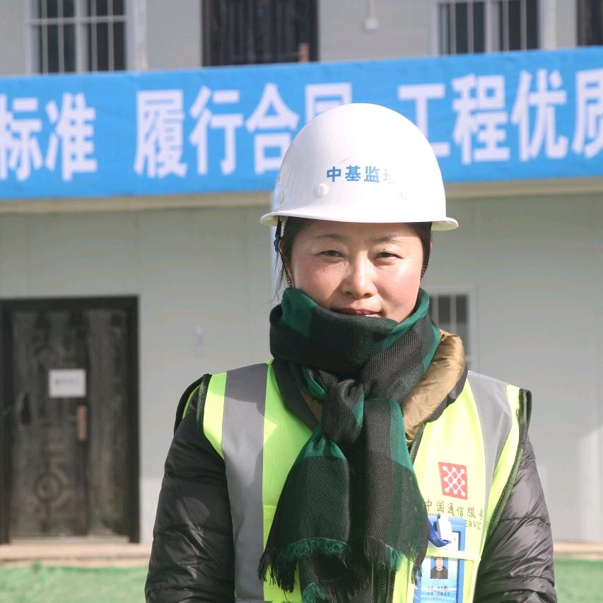 工地🏗️上的女监理。