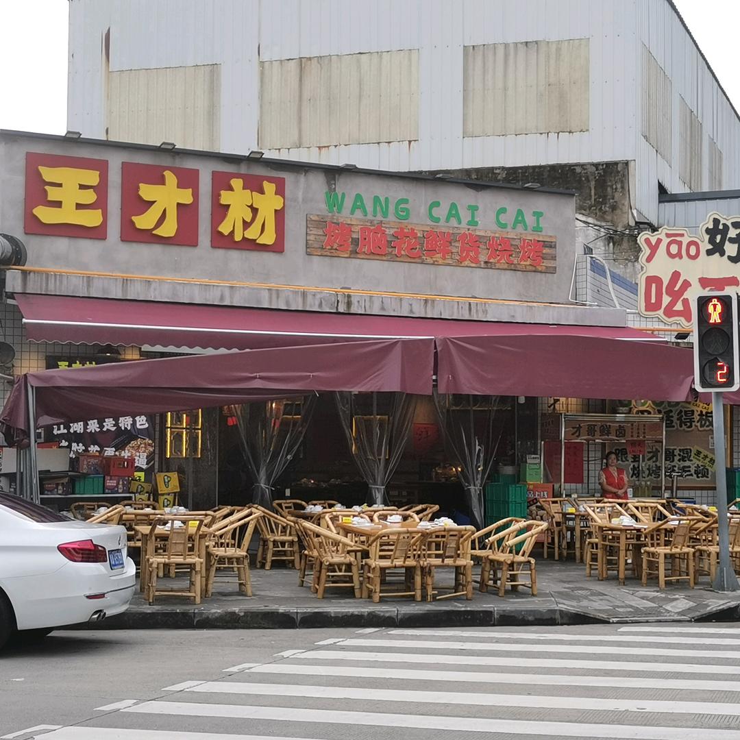 王才材烤脑花鲜货烧烤佳美路店