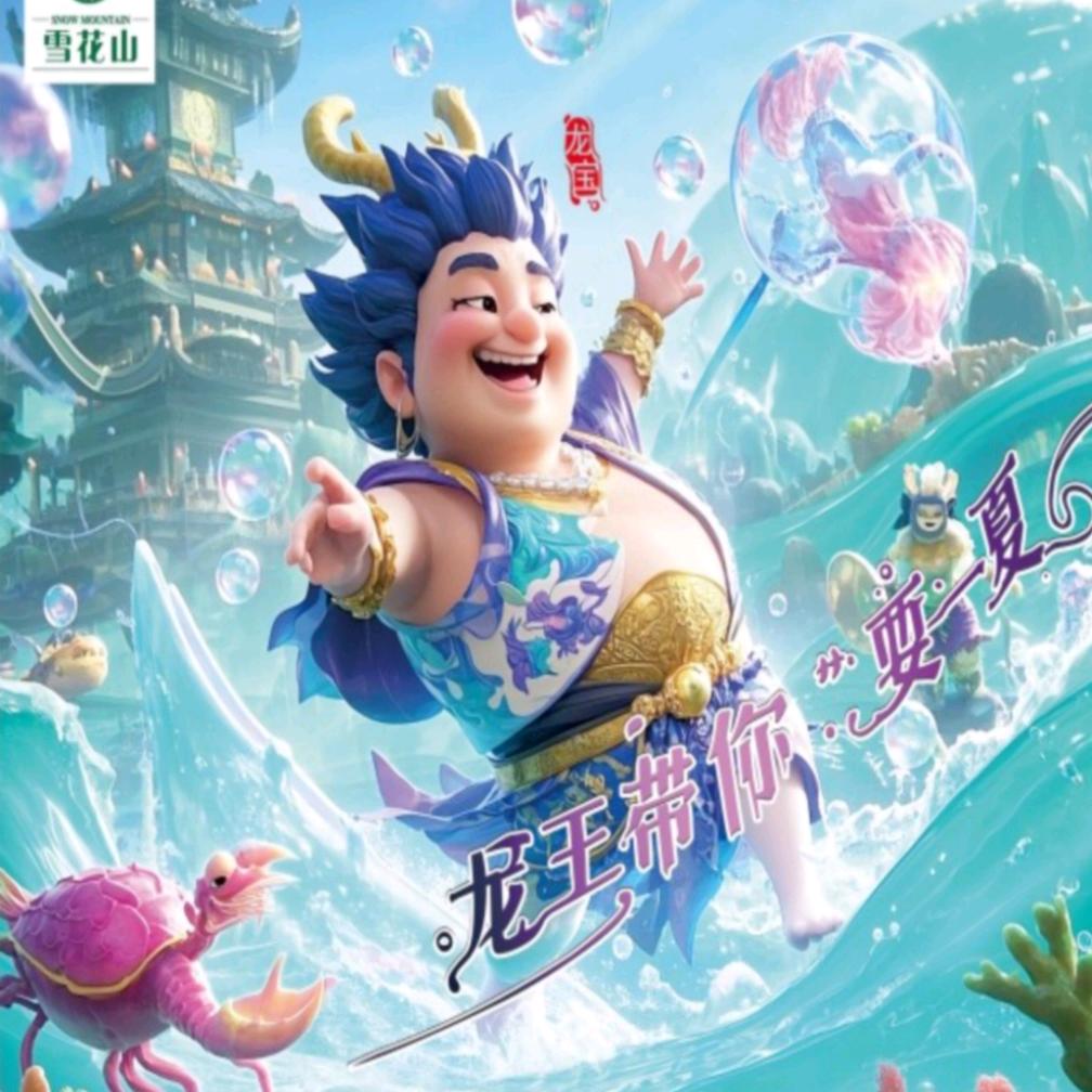 雪花山水上乐园-黑蛋