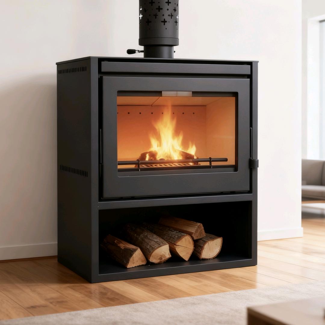 暖亿居高端真火壁炉