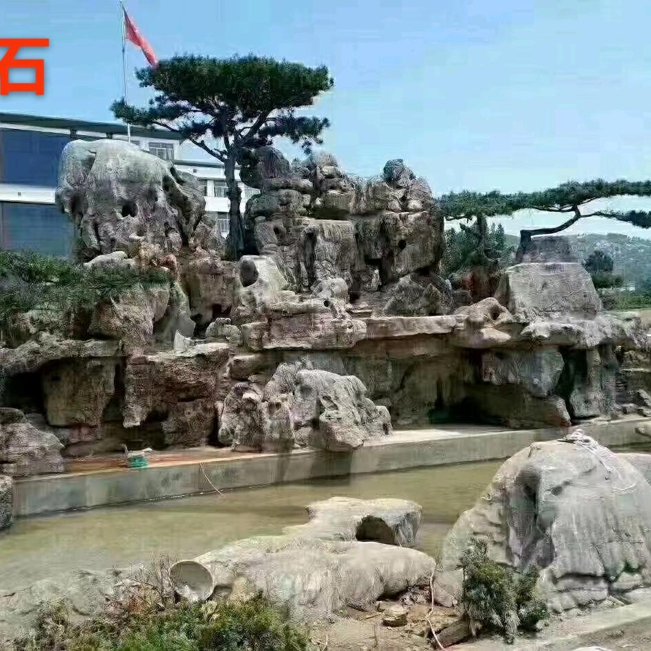 （安徽魏氏3）专业鱼池假山景观设计施工