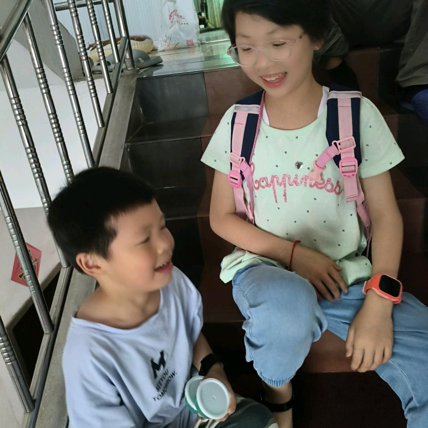 开心的我