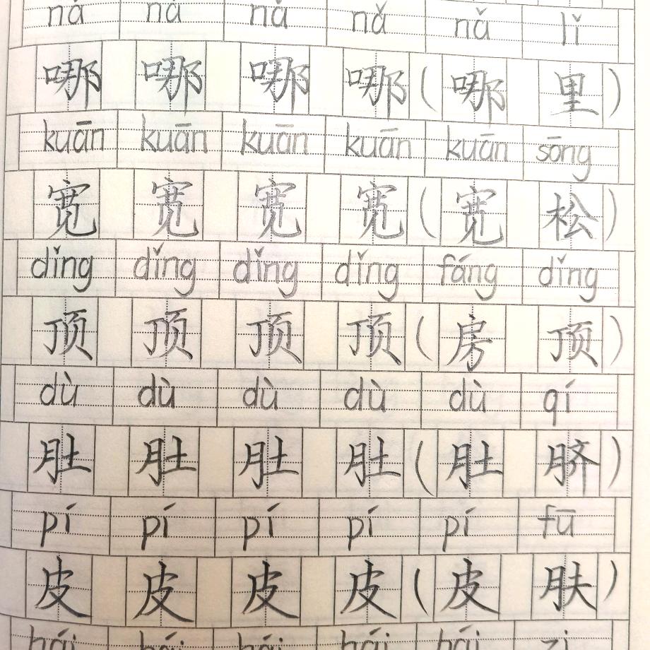 大连邵峰练字