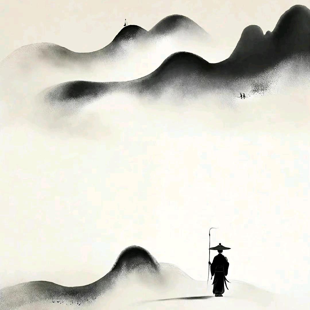 寒江孤影